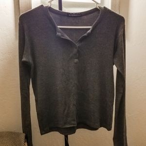 Brandy Melville dark gray top